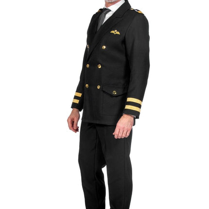 Pilotenpak Heren Luxe 2 delig van Wilbers & Wilbers koop je bij Partywinkel