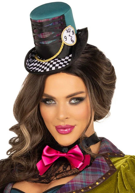 Mad Hatter Jurk Dames Fluweel Leg Avenue van Leg Avenue koop je bij Partywinkel