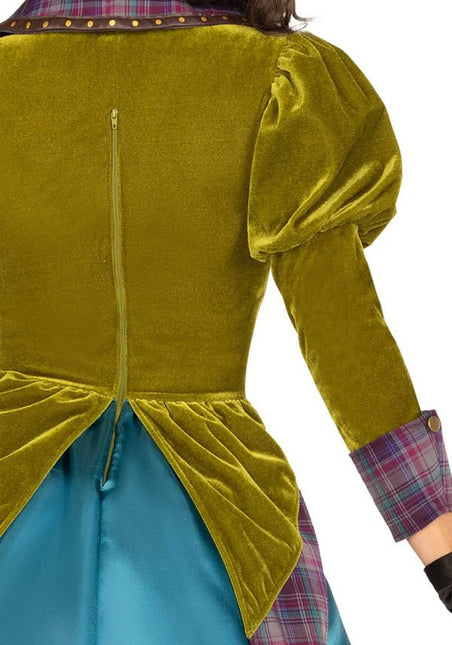 Mad Hatter Jurk Dames Fluweel Leg Avenue van Leg Avenue koop je bij Partywinkel