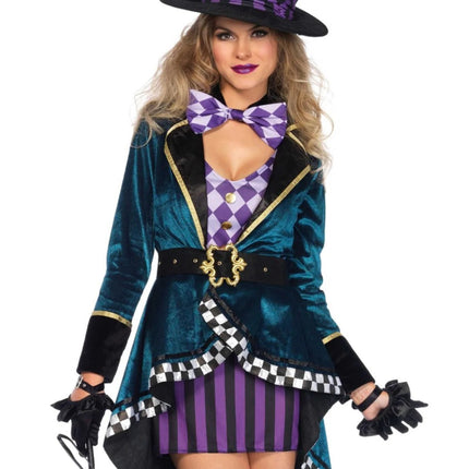 Mad Hatter Jurk Dames Leg Avenue van Leg Avenue koop je bij Partywinkel
