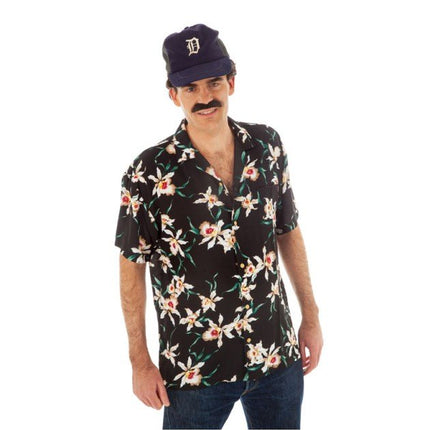 Magnum Overhemd Zwart Met Bloemenprint van CHAKS koop je bij Partywinkel