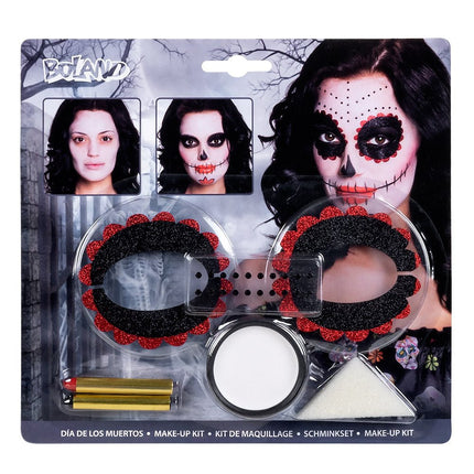 Make - Up Kit Day Of The Dead van Boland koop je bij Partywinkel