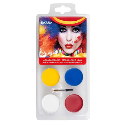Make Up Set Clown Waterbasis van Boland koop je bij Partywinkel
