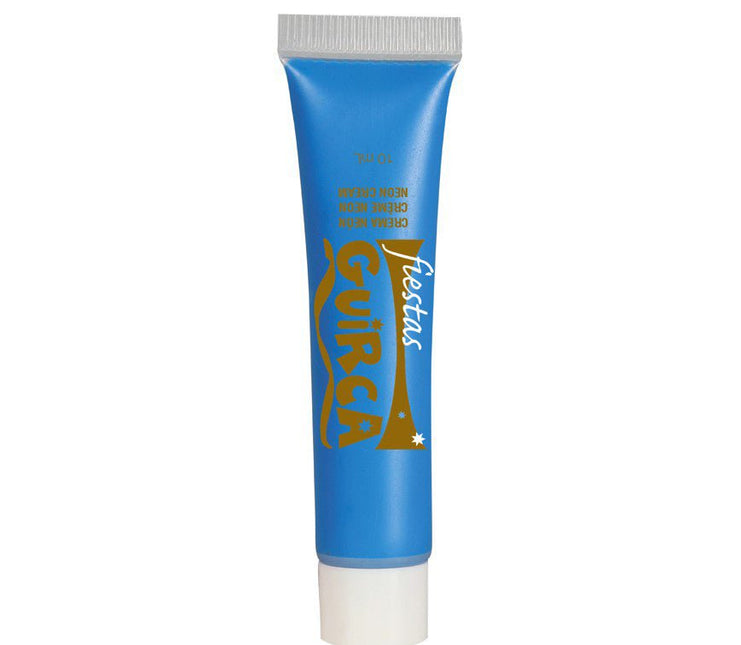 Make - Up Tube Neon Blauw 10ml van Fiestas Guirca koop je bij Partywinkel