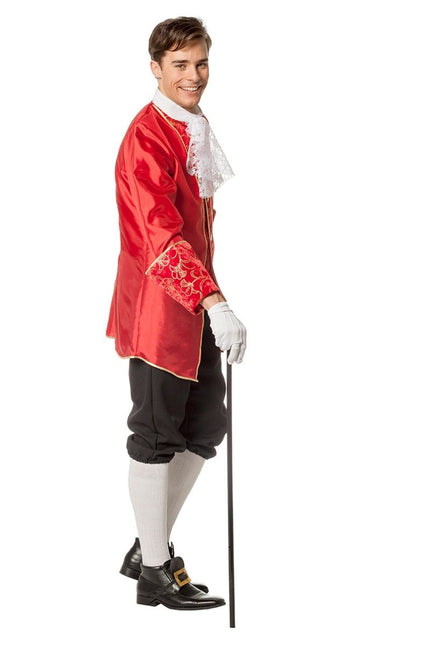 Markies Kostuum Luxe Rood Zwart van Wilbers & Wilbers koop je bij Partywinkel