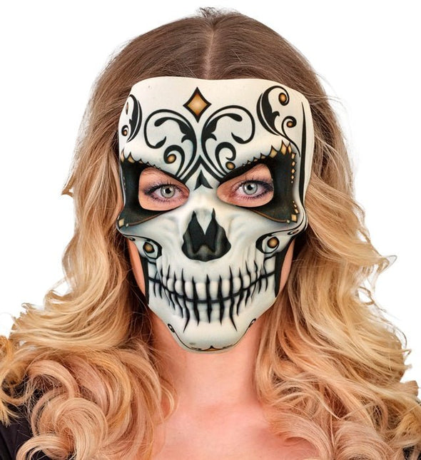 Masker Dia de Los Muertos van Widmann koop je bij Partywinkel