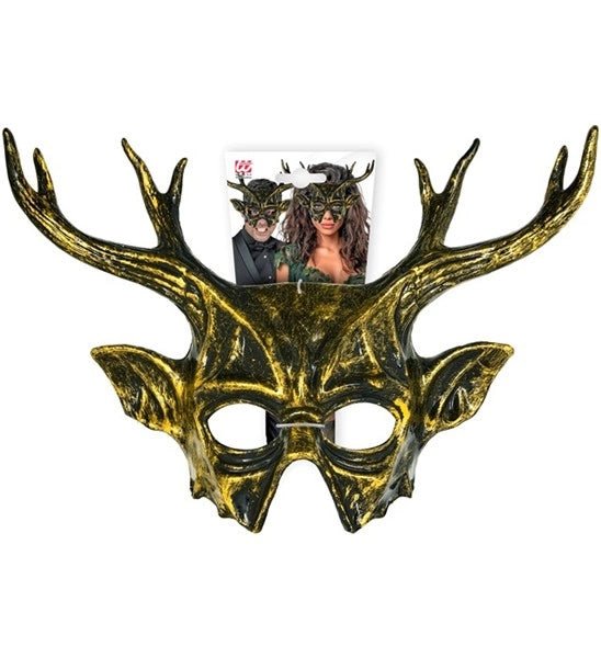 MASKER GEHOORNDE GEIT - HARD PLASTIC van Widmann koop je bij Partywinkel