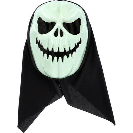 Masker Pompoen - Glow in the dark - Halloween BoOo! van Folat koop je bij Partywinkel