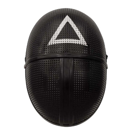 Masker Zwart Driehoek Squid Game van Boland koop je bij Partywinkel