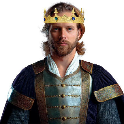 Medieval Gouden Metallic Kroon van Fiestas Guirca koop je bij Partywinkel