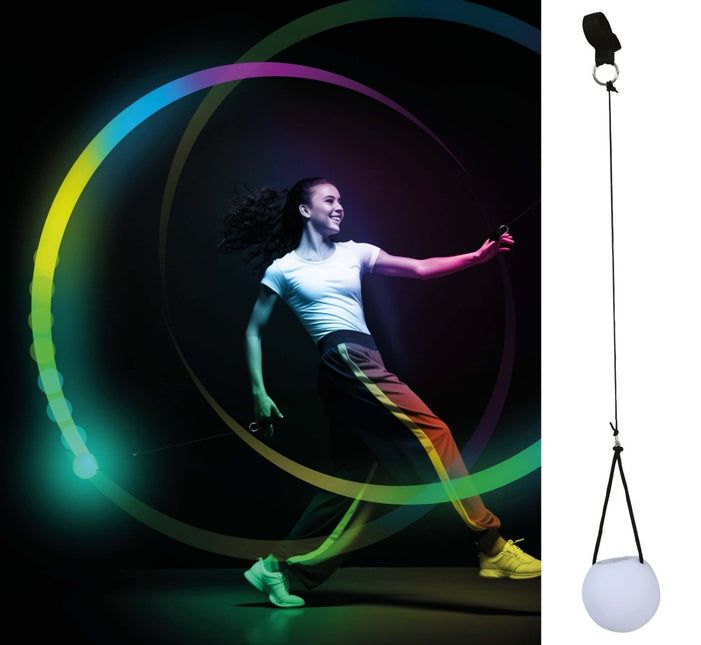 Meerkleurige Dans Bal Met Led 7 cm van Fiestas Guirca koop je bij Partywinkel