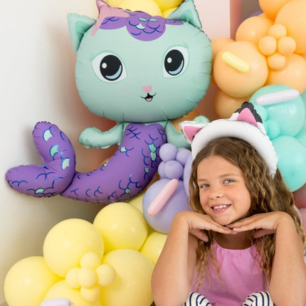 MerCat folie ballon, 80x82 cm van Partydeco koop je bij Partywinkel