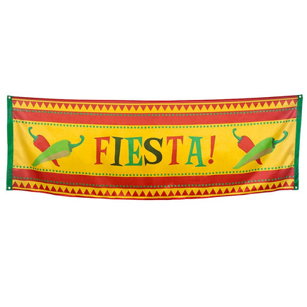 Mexicaanse Banner Fiesta 2,2m van Boland koop je bij Partywinkel