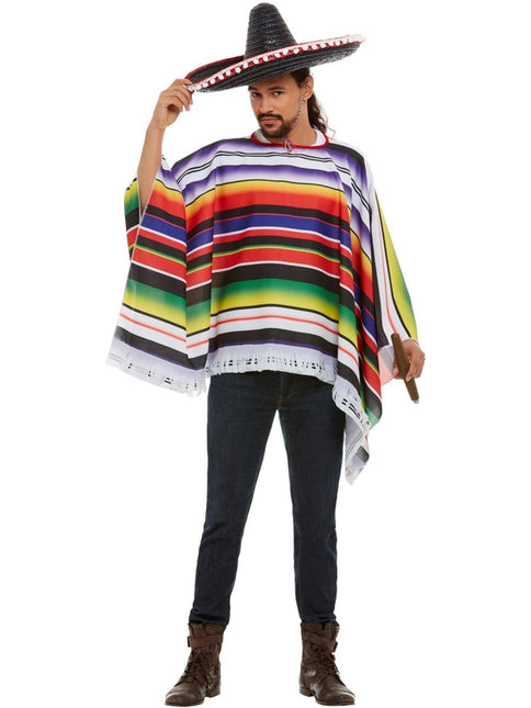 Mexicaanse Poncho van Smiffys koop je bij Partywinkel