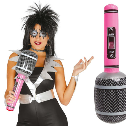 Microfoon Opblaasbaar 50cm van Fiestas Guirca koop je bij Partywinkel