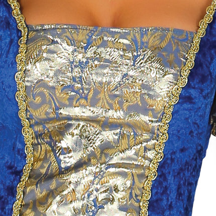 Middeleeuwen Jurk Blauw Dames Middeleeuwen van Fiestas Guirca koop je bij Partywinkel