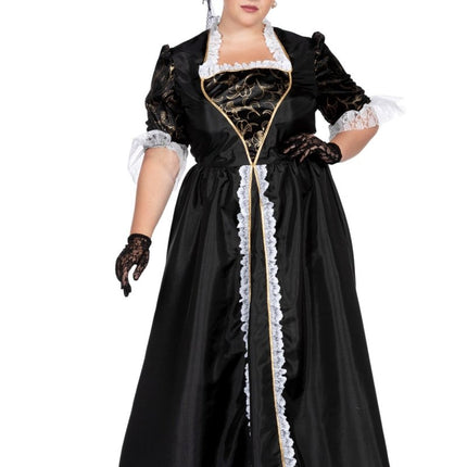 Middeleeuwse Jurk Zwart van Wilbers & Wilbers koop je bij Partywinkel