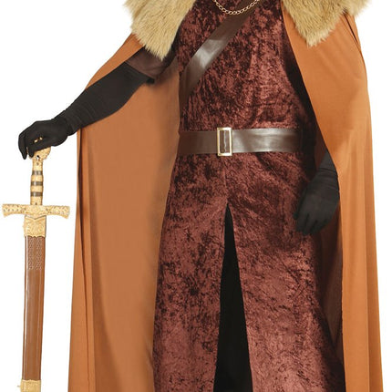 Middeleeuwse Leider Kostuum Heren van Fiestas Guirca koop je bij Partywinkel
