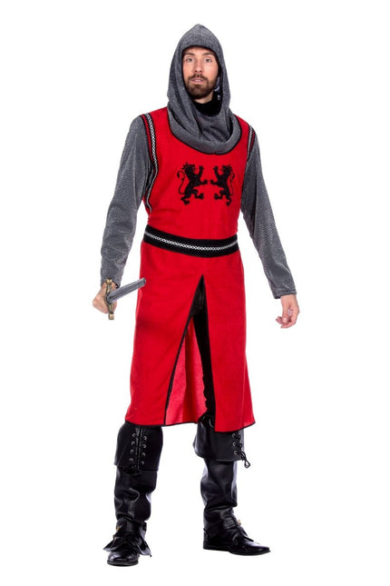 Ridder Kostuum Grijs Rood Heren 2 delig van Wilbers & Wilbers koop je bij Partywinkel