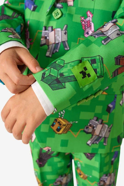 Minecraft Kostuum Jongens Groen van Mojang koop je bij Partywinkel