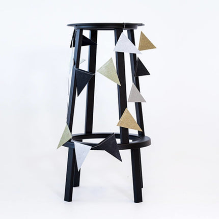 Mini Vlaggenlijn Glitter 2,6m van Folat koop je bij Partywinkel