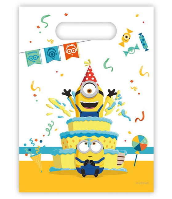 Minions Uitdeelzakjes Verjaardag 6st van Procos koop je bij Partywinkel