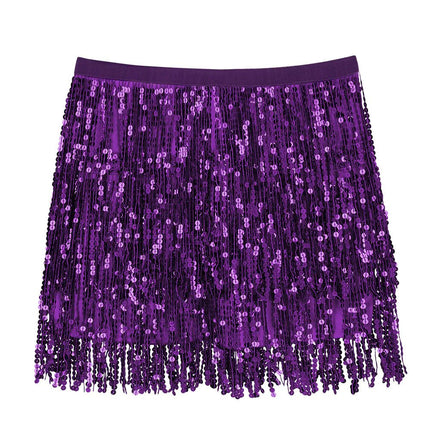 Minirokje Sparkle paars van Boland koop je bij Partywinkel