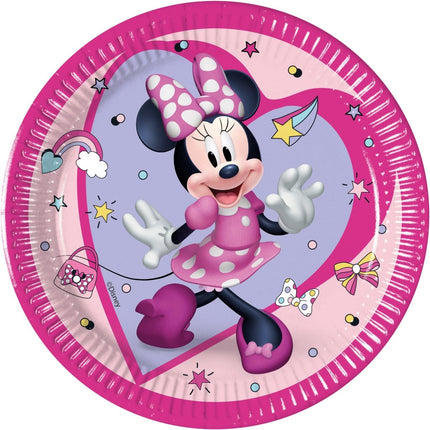 Minnie Junior Borden 20cm 8st van Procos koop je bij Partywinkel