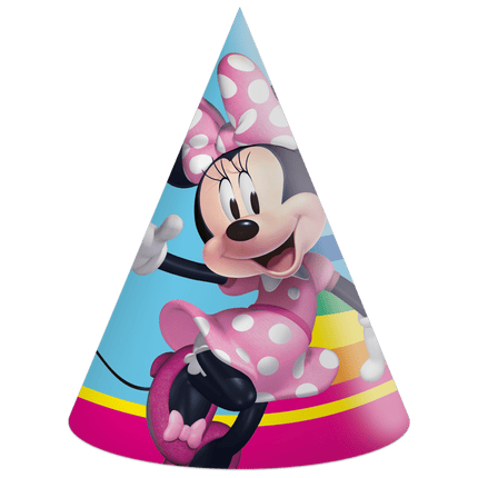 Minnie Mouse Feesthoedjes 6st van Procos koop je bij Partywinkel