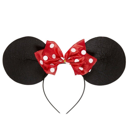 Minnie Mouse Haarband Zwart Rood van Widmann koop je bij Partywinkel