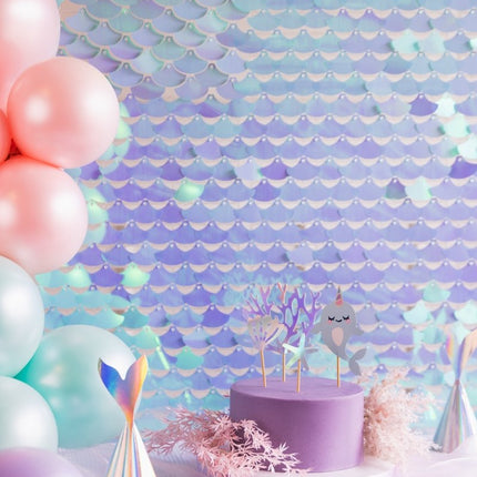 Mintgroene Deurgordijn 30cm van Partydeco koop je bij Partywinkel