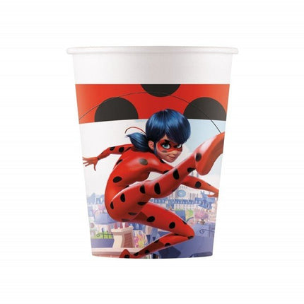 Miraculous Ladybug Bekers 200ml 8st van Procos koop je bij Partywinkel