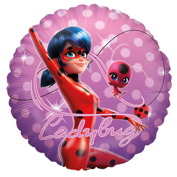Miraculous-heliumilmapallo, Ladybug, tyhjä, 45 cm