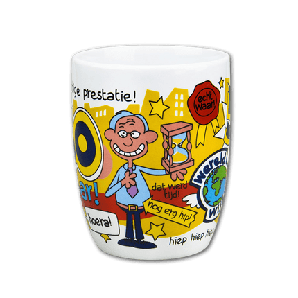 Mok 50 Jaar Man 12cm van Paper Dreams koop je bij Partywinkel
