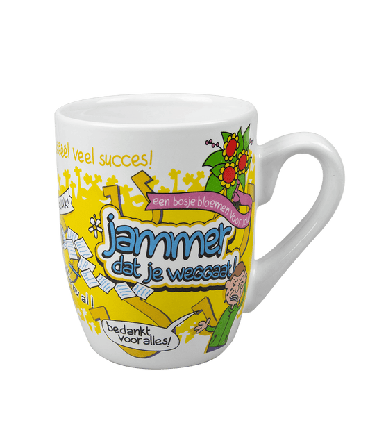 Mok Jammer Dat Je Weggaat van Paper Dreams koop je bij Partywinkel