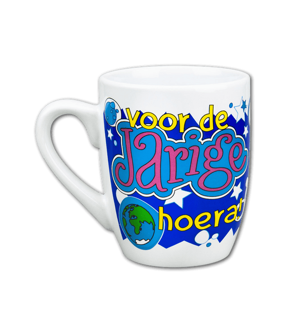 Mok Jarige 12cm van Paper Dreams koop je bij Partywinkel