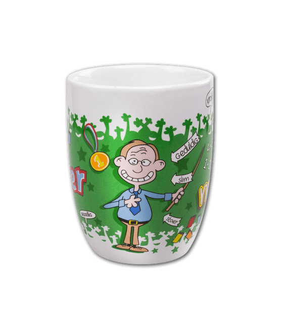 Mok Meester Stoer 12cm van Paper Dreams koop je bij Partywinkel