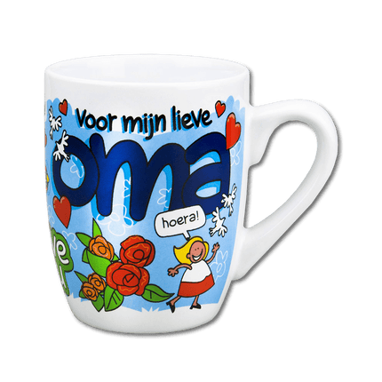 Mok Oma 12cm van Paper Dreams koop je bij Partywinkel