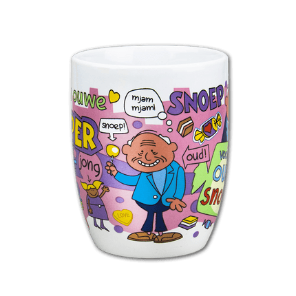Mok Ouwe Snoeper 12cm van Paper Dreams koop je bij Partywinkel