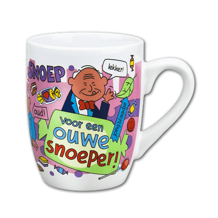 Mok Ouwe Snoeper 12cm van Paper Dreams koop je bij Partywinkel