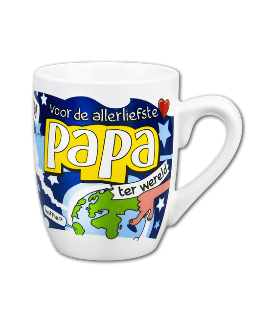 Mok Papa 12cm van Paper Dreams koop je bij Partywinkel