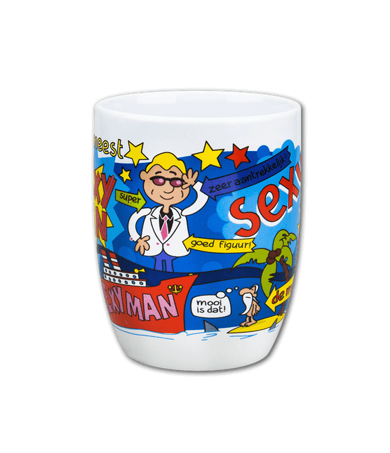 Mok Sexy Man 12cm van Paper Dreams koop je bij Partywinkel