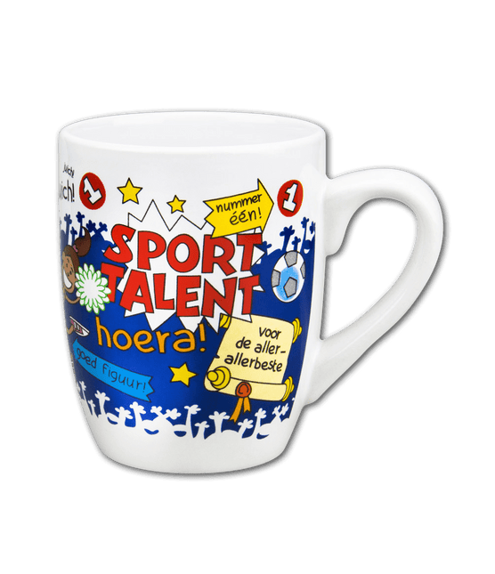 Mok Sporttalent 12cm van Paper Dreams koop je bij Partywinkel