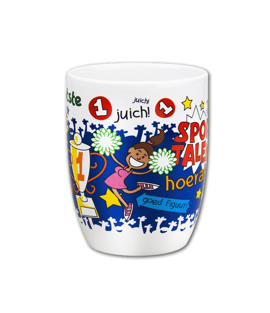 Mok Sporttalent 12cm van Paper Dreams koop je bij Partywinkel