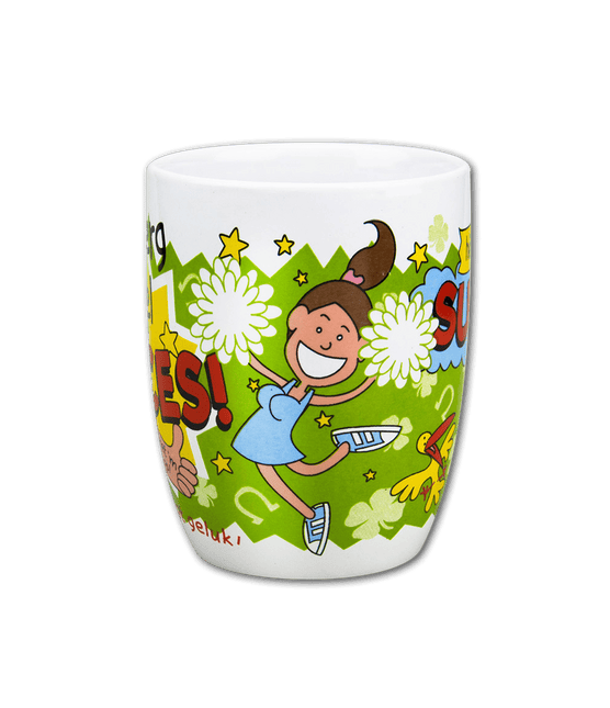 Mok Succes 12cm van Paper Dreams koop je bij Partywinkel