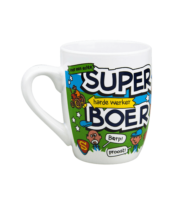 Mok Superboer 12cm van Paper Dreams koop je bij Partywinkel