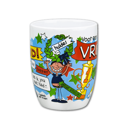 Mok Vriend 12cm van Paper Dreams koop je bij Partywinkel