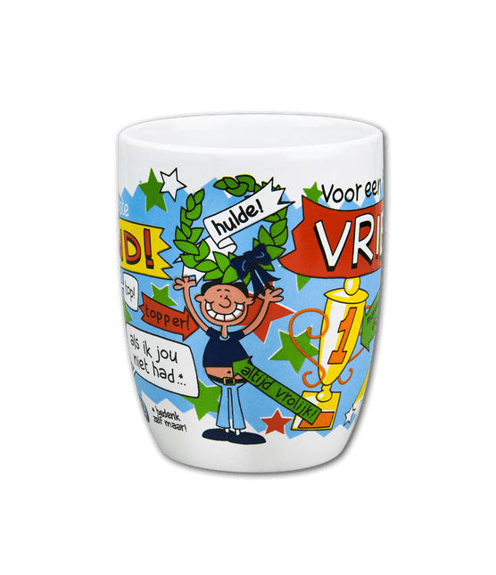 Mok Vriend 12cm van Paper Dreams koop je bij Partywinkel