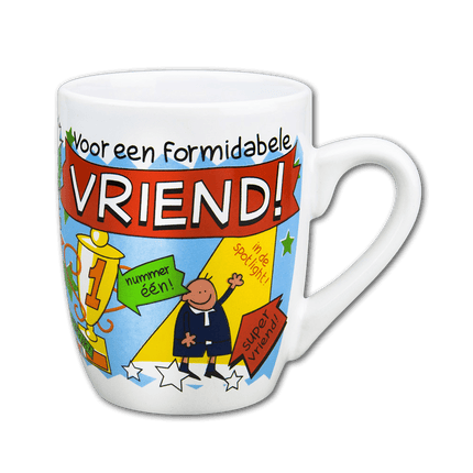 Mok Vriend 12cm van Paper Dreams koop je bij Partywinkel