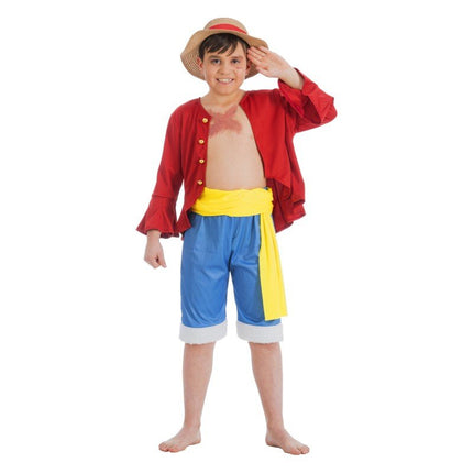 Monkey D. Luffy Kostuum Jongen van CHAKS koop je bij Partywinkel